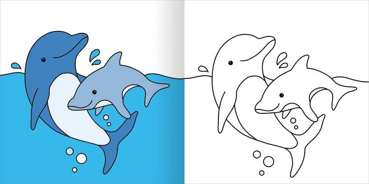 Produktbild: Mein erstes dickes Malbuch ab 2 &ndash; Tierkinder