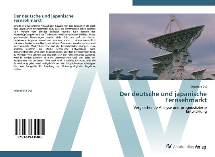 Produktbild: Der deutsche und japanische Fernsehmarkt