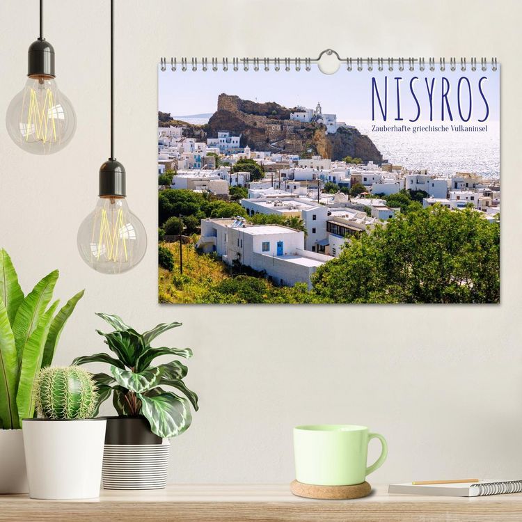 Produktbild: Nisyros. Zauberhafte griechische Vulkaninsel (Wandkalender 2026 DIN A4 quer), CALVENDO Monatskalender