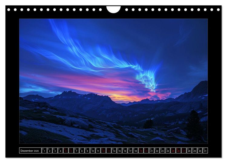 Produktbild: Spektraler Zauber (Wandkalender 2026 DIN A4 quer), CALVENDO Monatskalender