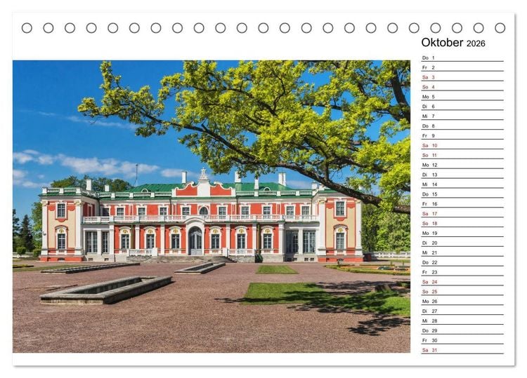 Produktbild: Entdeckungen im Baltikum (Tischkalender 2026 DIN A5 quer), CALVENDO Monatskalender