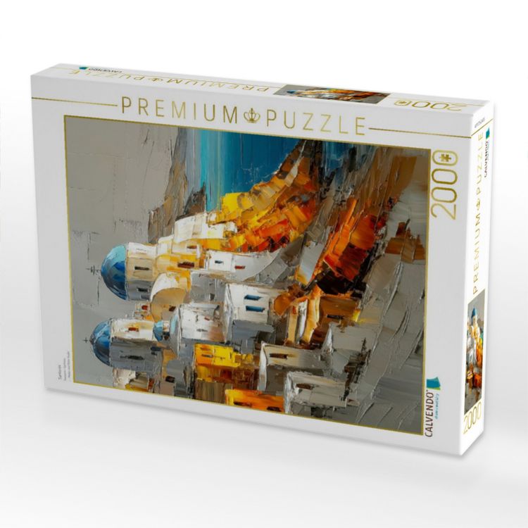 Produktbild: CALVENDO Puzzle Santorini | 2000 Teile Lege-Gr&ouml;&szlig;e 90x67cm Foto-Puzzle f&uuml;r gl&uuml;ckliche Stunden