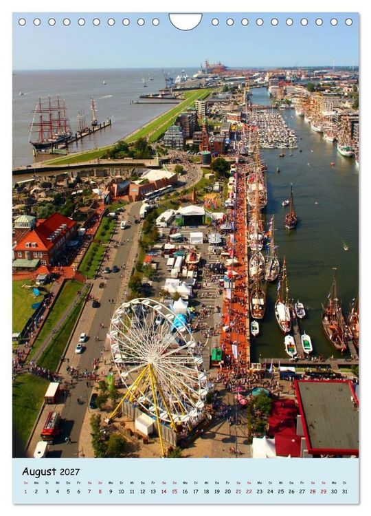 Produktbild: Sail - Impressionen aus Bremerhaven (Wandkalender 2027 DIN A4 hoch), CALVENDO Monatskalender