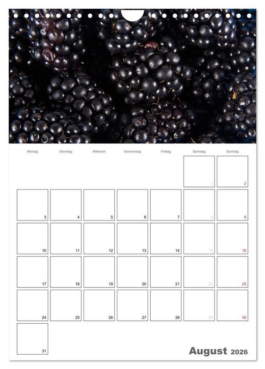 Produktbild: Frische K&uuml;che - Der hilfreiche Monatsplaner / Planer (Wandkalender 2026 DIN A4 hoch), CALVENDO Monatskalender