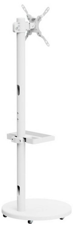 Produktbild: Reflecta TV Stand 43P-2020T wei&szlig; TV-Standfu&szlig; 43,2 cm (17") - 109,2 cm (43") Neigbar, Schwenkbar, Rotierbar, H&ouml;henverstellbar Ger&auml;teablage
