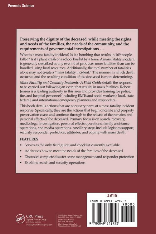 Produktbild: Mass Fatality and Casualty Incidents
