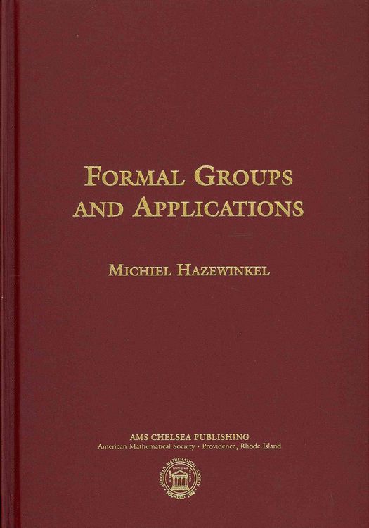 Produktbild: Hazewinkel, M: Formal Groups and Applications