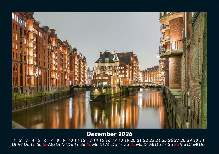 Produktbild: Hamburg 2026 Fotokalender DIN A5