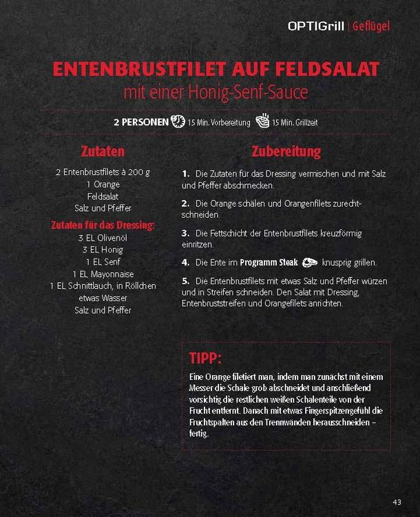 Produktbild: OPTImal Grillen - OPTIgrill Kochbuch Rezeptbuch