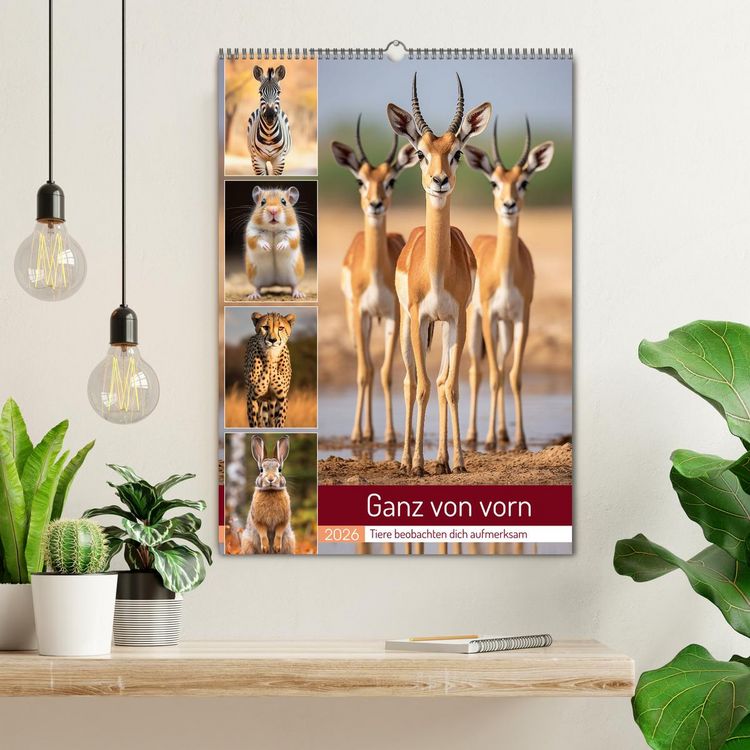 Produktbild: Ganz von vorn (Wandkalender 2026 DIN A2 hoch), CALVENDO Monatskalender