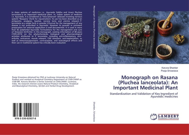 Produktbild: Monograph on Rasana (Pluchea lanceolata): An Important Medicinal Plant