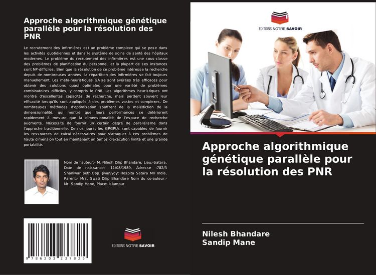 Produktbild: Approche algorithmique g&eacute;n&eacute;tique parall&egrave;le pour la r&eacute;solution des PNR