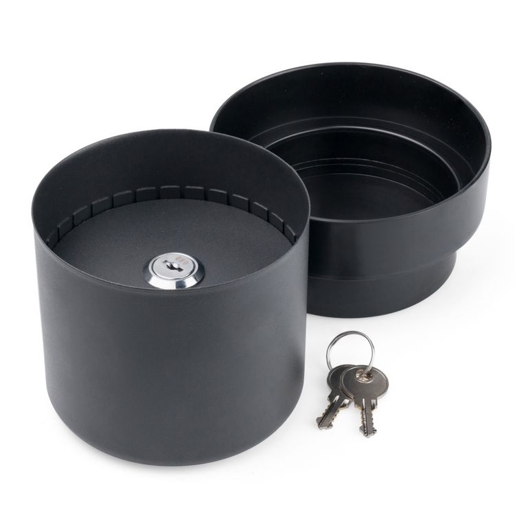 Produktbild: SAX Blumentopf Safe, schwarz