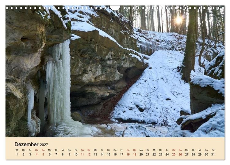 Produktbild: Franken - eine Region voller Naturwunder (Wandkalender 2027 DIN A3 quer), CALVENDO Monatskalender