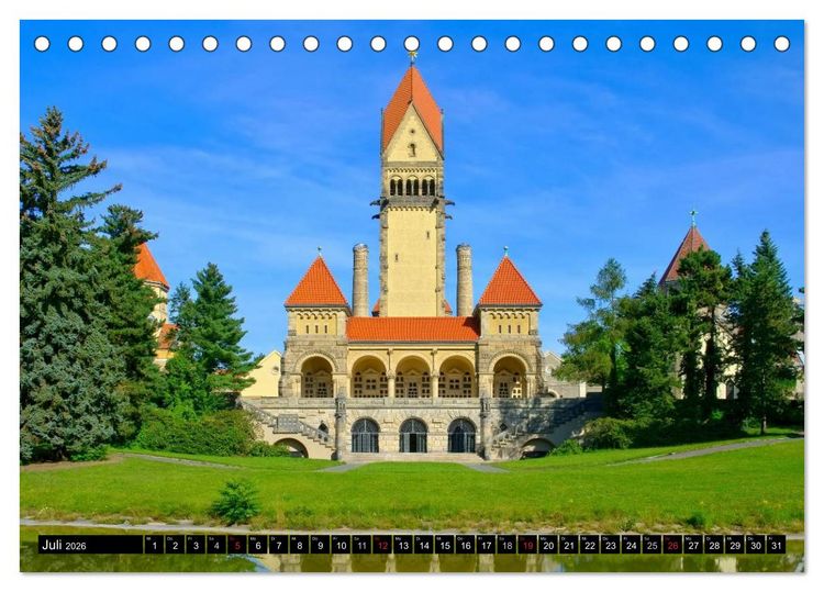 Produktbild: Reise durch Leipzig (Tischkalender 2026 DIN A5 quer), CALVENDO Monatskalender