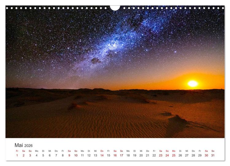 Produktbild: Sahara - Die gr&ouml;&szlig;te Trockenw&uuml;ste der Welt. (Wandkalender 2026 DIN A3 quer), CALVENDO Monatskalender
