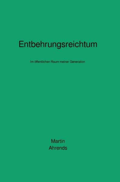 Produktbild: Entbehrungsreichtum