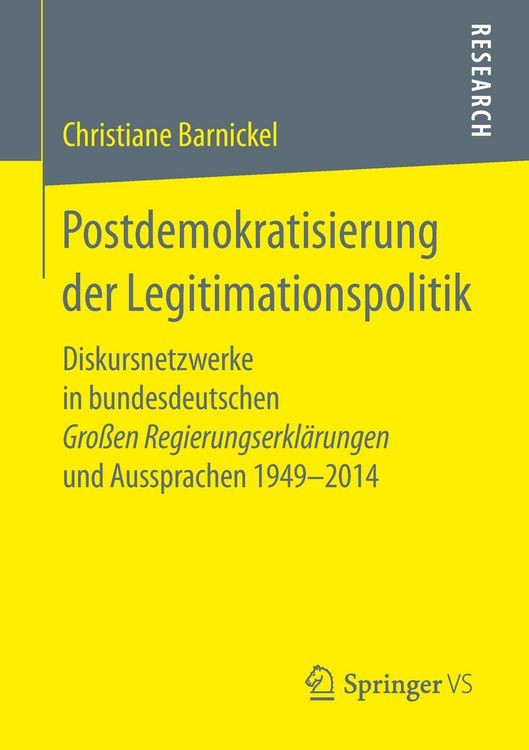 Produktbild: Postdemokratisierung der Legitimationspolitik