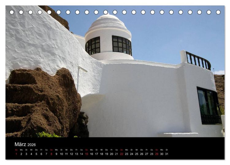 Produktbild: Mein Lanzarote (Tischkalender 2026 DIN A5 quer), CALVENDO Monatskalender