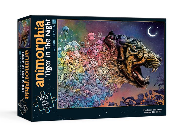 Produktbild: Animorphia Tiger in the Night Puzzle