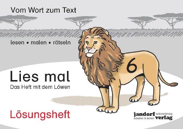 Produktbild: Lies mal Band 6 - Das Heft mit dem L&ouml;wen (L&ouml;sungsheft)