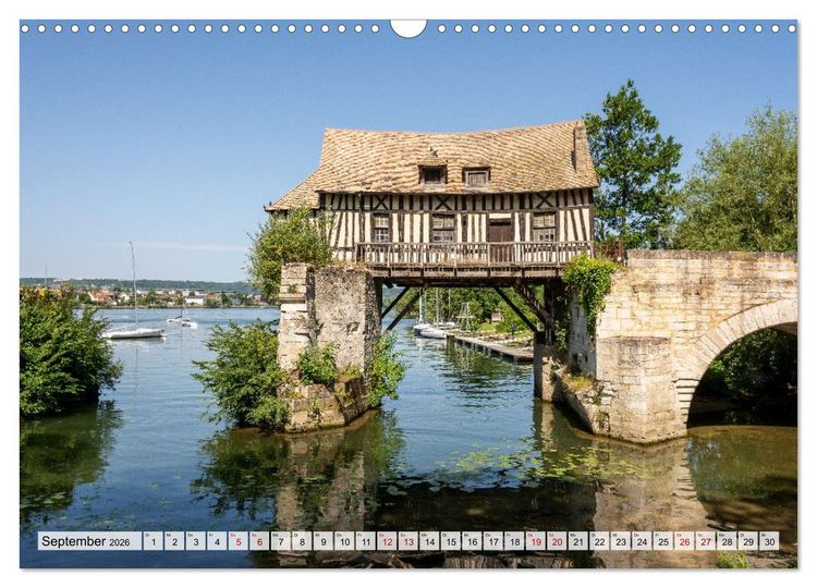 Produktbild: Normandie &ndash; Wo Natur auf Kultur trifft (Wandkalender 2026 DIN A3 quer), CALVENDO Monatskalender