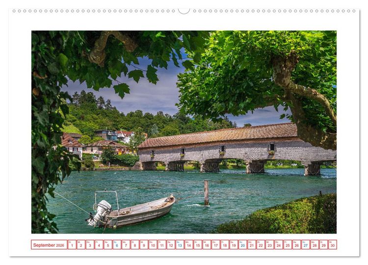 Produktbild: Diessenhofen am Hochrhein (hochwertiger Premium Wandkalender 2026 DIN A2 quer), Kunstdruck in Hochglanz