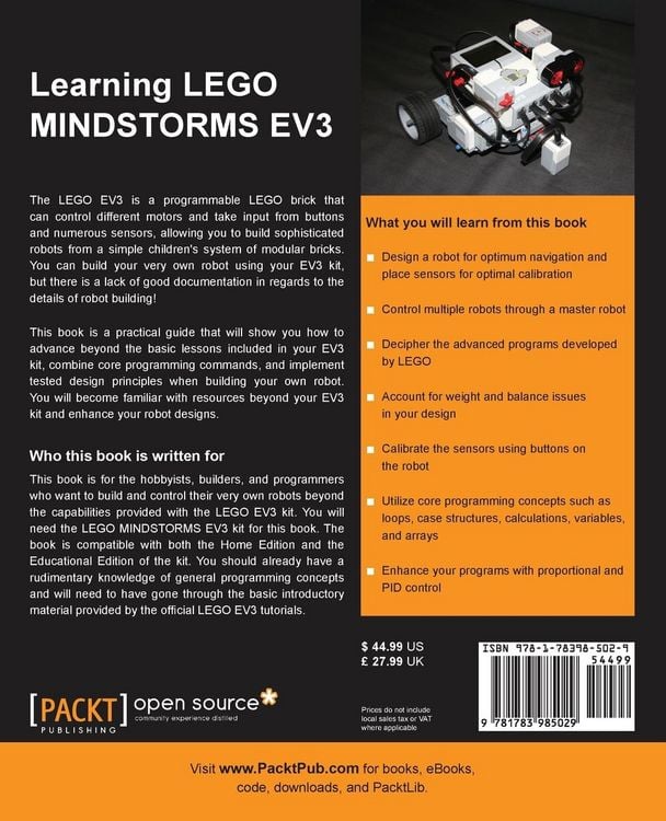 Produktbild: Learning LEGO Mindstorms EV3