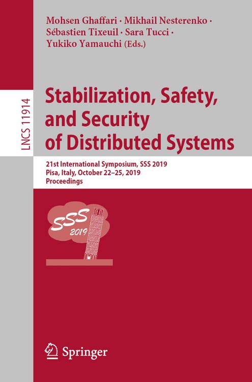Produktbild: Stabilization, Safety, and Security of Distributed Systems