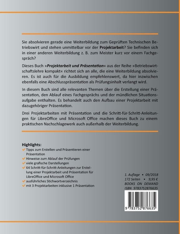 Produktbild: Projektarbeit und Pr&auml;sentation