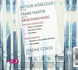 Produktbild: Conus, J: Swiss Piano Music