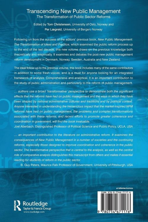 Produktbild: Transcending New Public Management