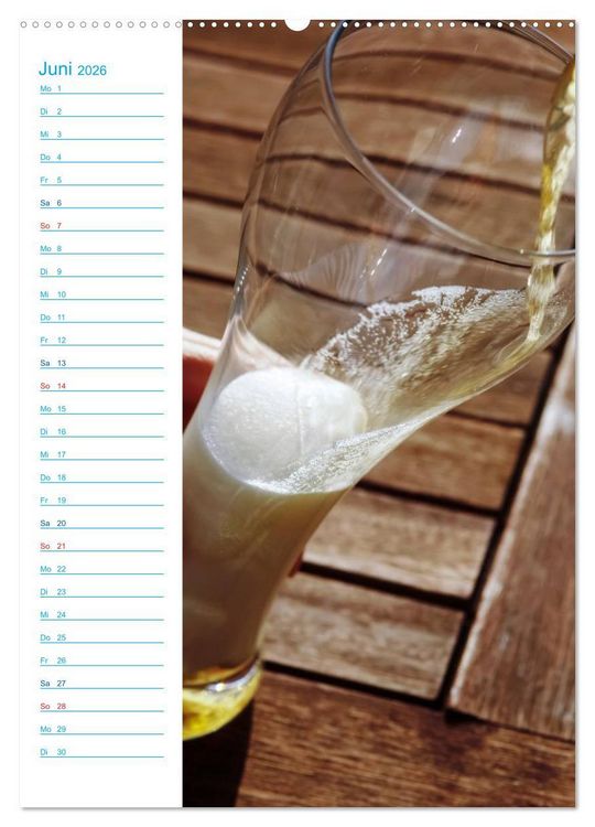 Produktbild: Bier (hochwertiger Premium Wandkalender 2026 DIN A2 hoch), Kunstdruck in Hochglanz