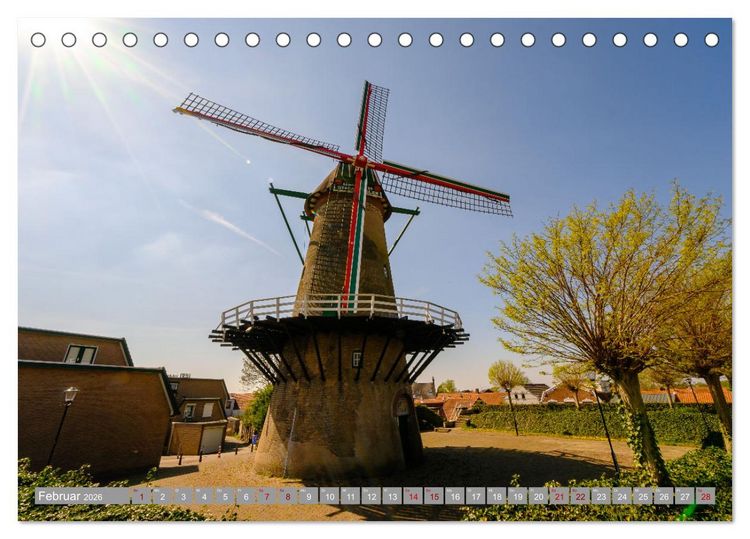 Produktbild: Ein Blick auf Terneuzen (Tischkalender 2026 DIN A5 quer), CALVENDO Monatskalender