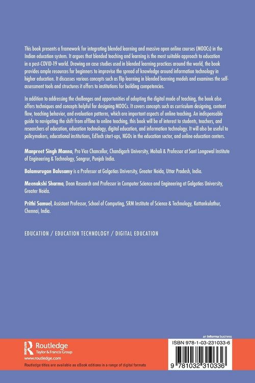 Produktbild: Blended Learning and MOOCs