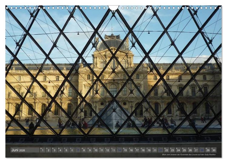 Produktbild: Paris Highlights Wandkalender 2026 DIN A3 quer (Wandkalender 2026 DIN A3 quer), CALVENDO Monatskalender