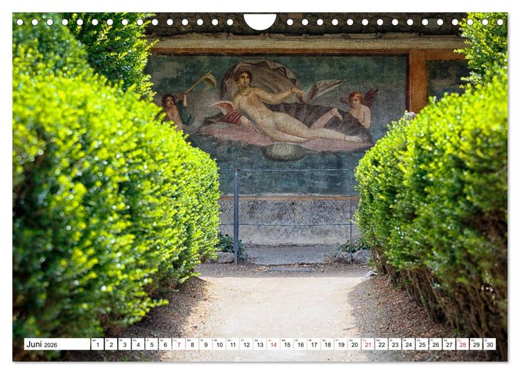 Produktbild: Versteinerte Stadt Pompeji (Wandkalender 2026 DIN A4 quer), CALVENDO Monatskalender