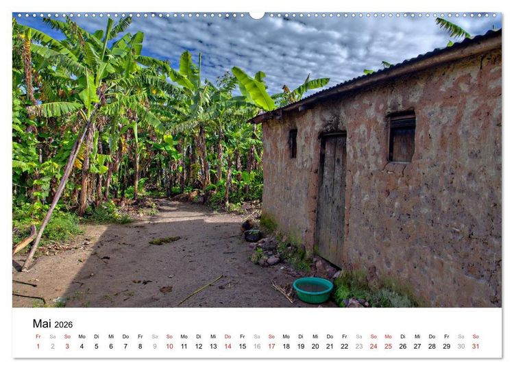 Produktbild: Uganda - die Perle Afrikas (Wandkalender 2026 DIN A2 quer), CALVENDO Monatskalender