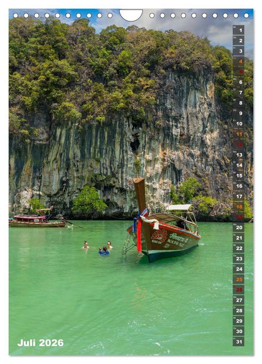 Produktbild: Thailand - Perle Asiens (Wandkalender 2026 DIN A4 hoch), CALVENDO Monatskalender