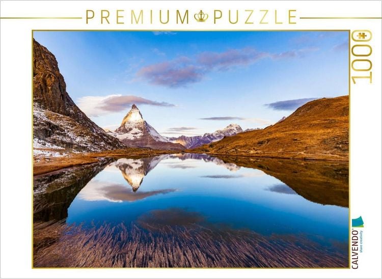 Produktbild: CALVENDO Puzzle Matterhorn im Wallis in der Schweiz | 1000 Teile Lege-Gr&ouml;&szlig;e 64x48cm Foto-Puzzle f&uuml;r gl&uuml;ckliche Stunden