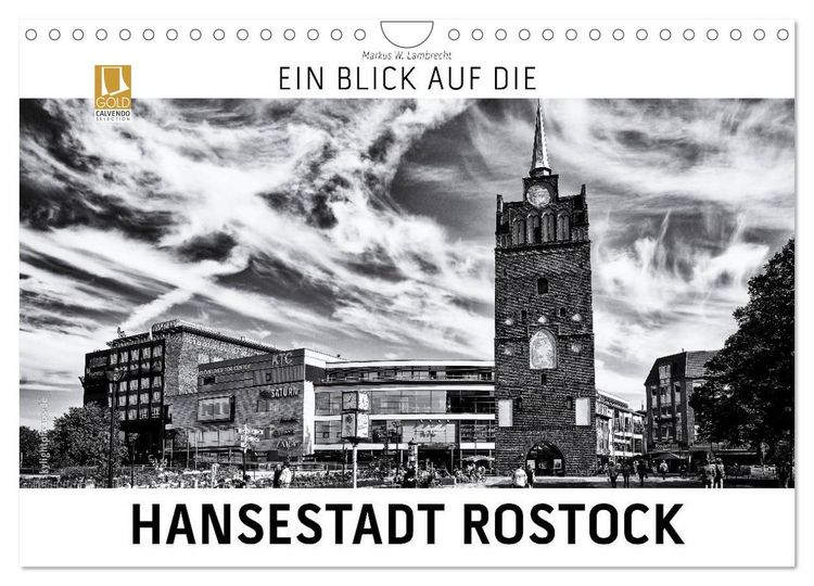 Produktbild: Ein Blick auf die Hansestadt Rostock (Wandkalender 2026 DIN A4 quer), CALVENDO Monatskalender