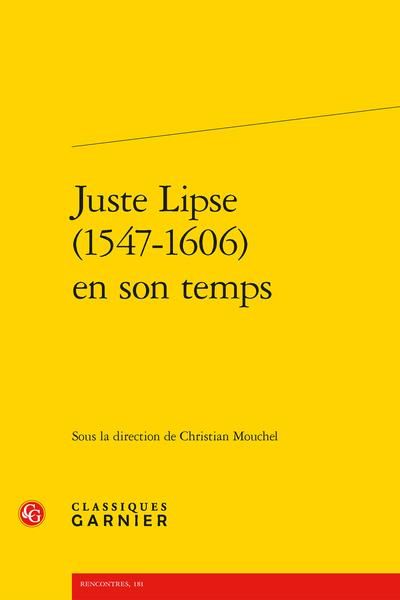 Produktbild: Juste Lipse (1547-1606) en son temps