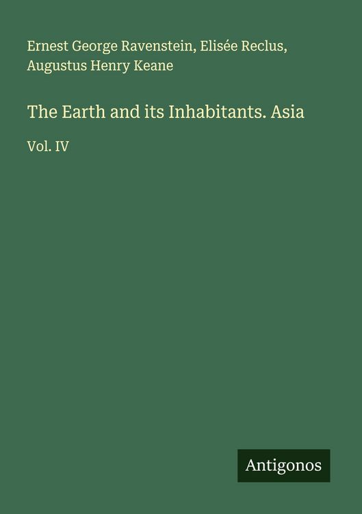 Produktbild: The Earth and its Inhabitants. Asia