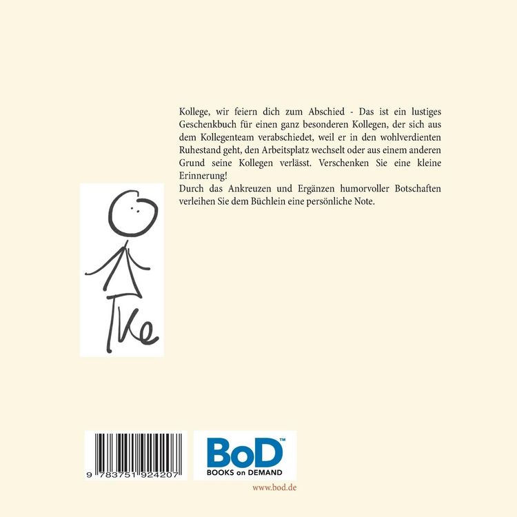 Produktbild: Kollege, wir feiern dich zum Abschied