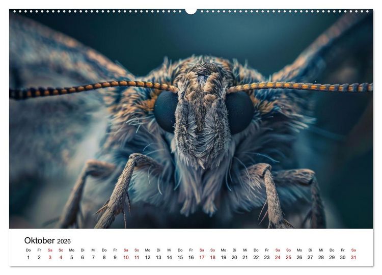 Produktbild: Insekten hautnah (Wandkalender 2026 DIN A2 quer), CALVENDO Monatskalender