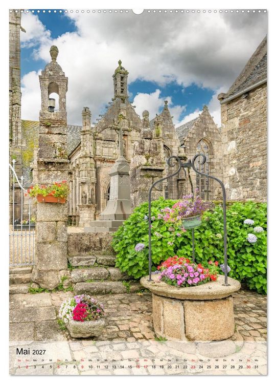 Produktbild: Kalvarien in der Bretagne (hochwertiger Premium Wandkalender 2027 DIN A2 hoch), Kunstdruck in Hochglanz