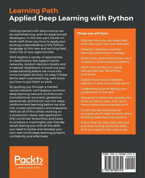 Produktbild: Applied Deep Learning with Python