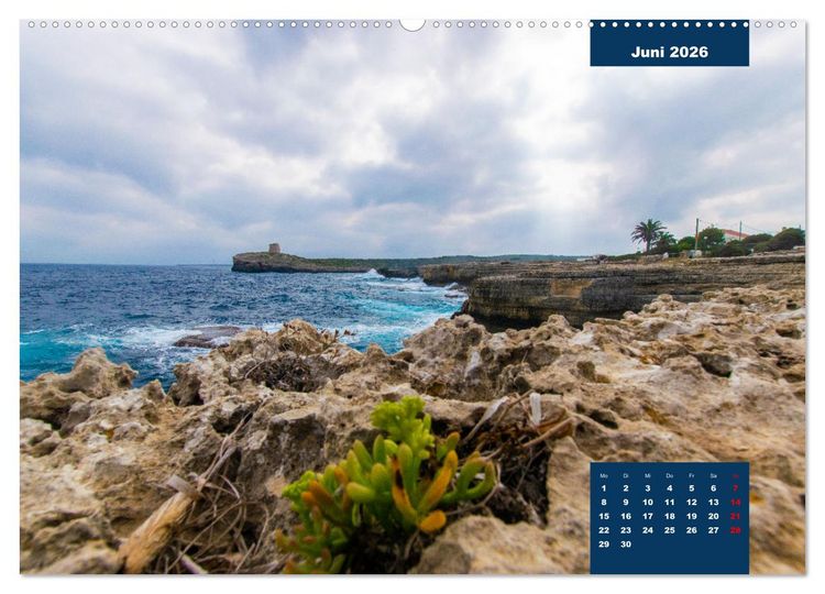 Produktbild: Menorca - die kleine Schwester von Mallorca (hochwertiger Premium Wandkalender 2026 DIN A2 quer), Kunstdruck in Hochglanz