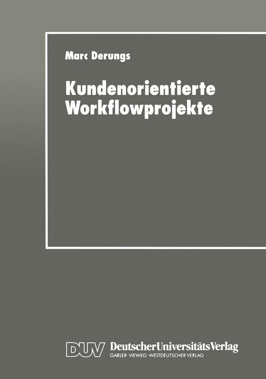Produktbild: Kundenorientierte Workflowprojekte