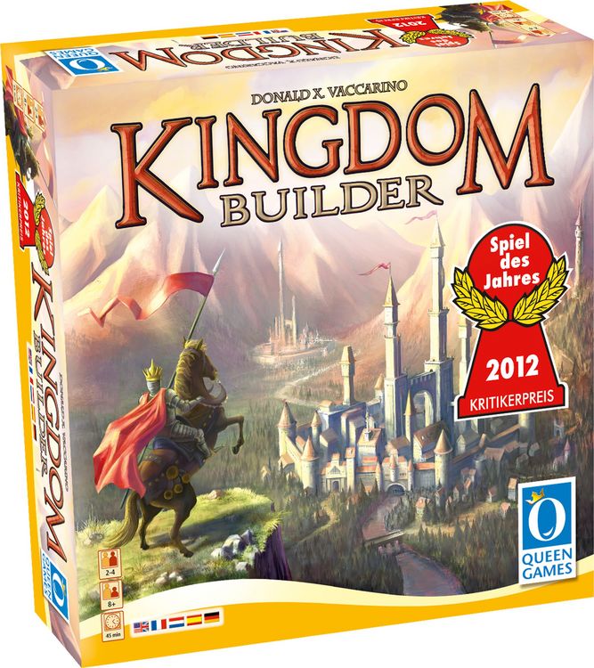 Produktbild: Queen Games - Kingdom Builder - Bau Dein K&ouml;nigreich - Spiel des Jahres 2012